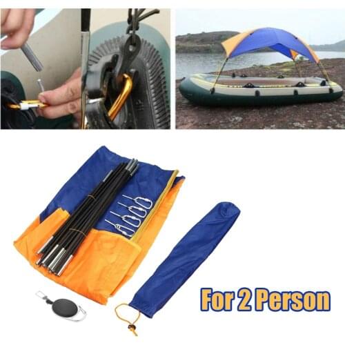 Inflatable Kayak Sun Shade Canoe Awning Canopy Shelter Sailboat Top Cover