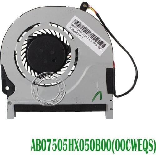 New For Toshiba Satellite Radius P55W-C P55W-C5200D P55W-C5208X-4K P55W-C5204D P55W-C5210-4K CPU Cooling Fan AB07505HX050B00