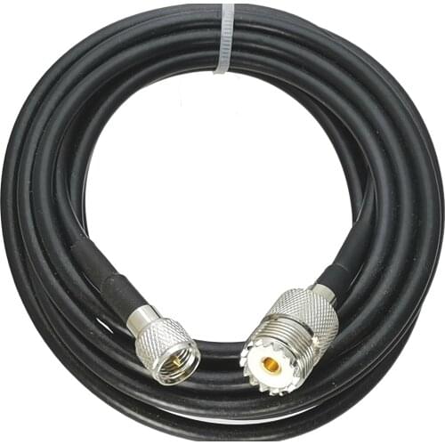 RG58 UHF SO239 Female Jack to Mini UHF Male plug Straight RF Jumper pigtail Cable 6inch~20M