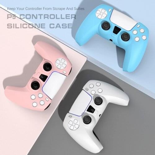Ps5 Controller Silicone Protector Case Skin Grip Anti-Slip Silicone Cover Dustproof Durable Controller Grip Protector Anti-Slip