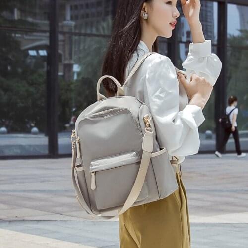 2021 Womens Backpack Fashion Kawaii Anti-theft Waterproof Cute Shoulder Female Crossbody Bag White Travel Bags for Women