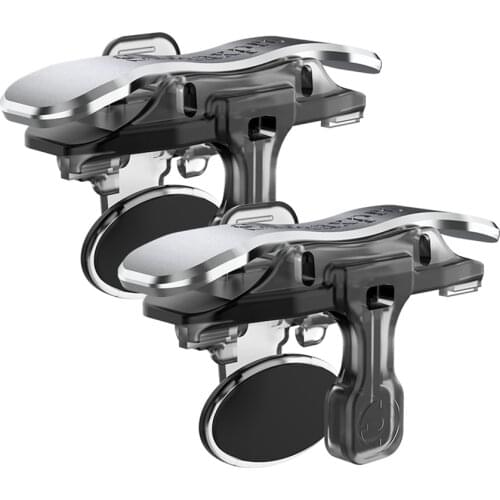 1 Pair PUBG Mobile Phone Game Trigger Controller Joystick Shoot for 4-13mm Thickness Gamepad Fire Button Aim Button Shooter