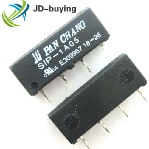 100pcs SIP-1A05 SIP-1A05 DIP4 reed relay 5V Voltage