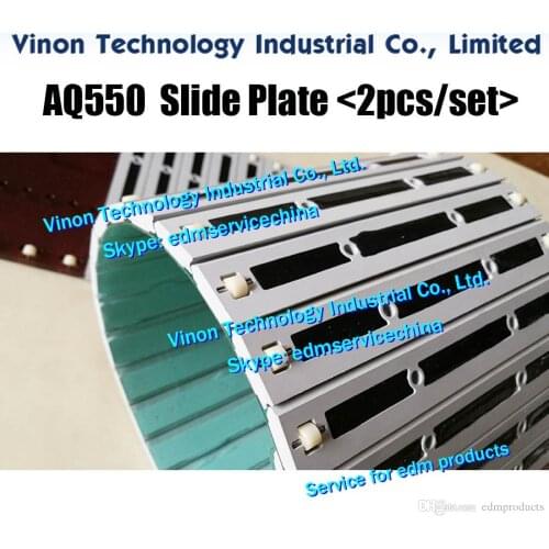 2pcs/set) AQ550L edm Slide Plate A+B Set for Sodic k AQ550L Wire Cut EDM Machine