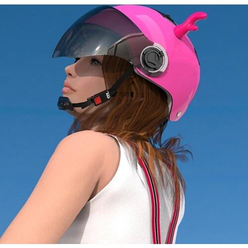 55% Hot Sales!!! 1 Pair Helmet Ornament Universal Anti-drop ABS Motorcycle Helmet Headwear Antler Suction Cups for Helmets Decor