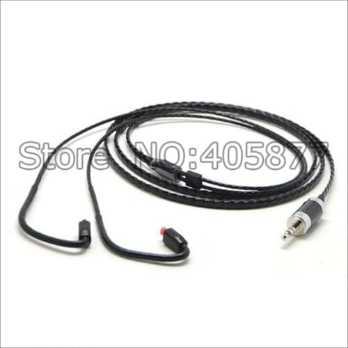 120cm black silver plated 8cores audio headphone cable for audiotechnica im50 im70 im01 im02 im03