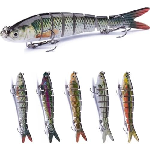 The New Fishing Lure 13.5cm/26g Multi Jointed Fish Crankbaits Artificial Hard Fishing Bait Pike Bass Swimbait Wobblers Tackle