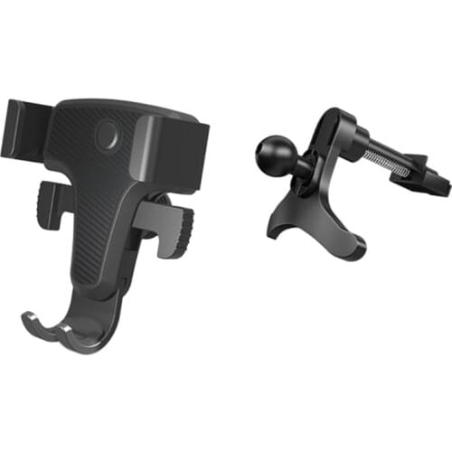 Car Phone Holder for Air Vent 360° Rotation Windshield Phone Stand Support One Button Release Phone Holder