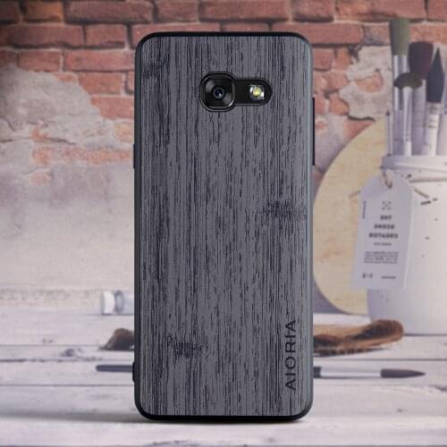 Bamboo Like case for Samsung Galaxy A5 2017 Good touching feel anti finger print No dirty coque fundas for Samsung A5 2017