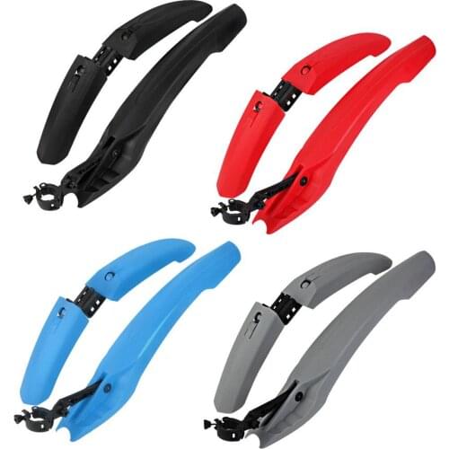 26Inch Mountain Bike Mudguard Universal Bicycle Fender With LED Taillights Adjustable Telescopic For Hole Diameter Of 22-27.5mm