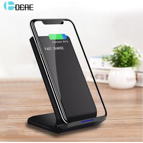 DCAE 10W Qi Fast Wireless Charger For iPhone 11 Pro X XS Max XR 8 Quick Charging Stand For Samsung S20 S10 S9 Plus Xiaomi Mi 10
