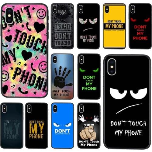 For Redmi K40 9C Nfc 9A 8A 7A K30S K30 Pro Plus 5G Do Not Dont Touch My Phone Soft Mobile Phone Fundas Unexpensive