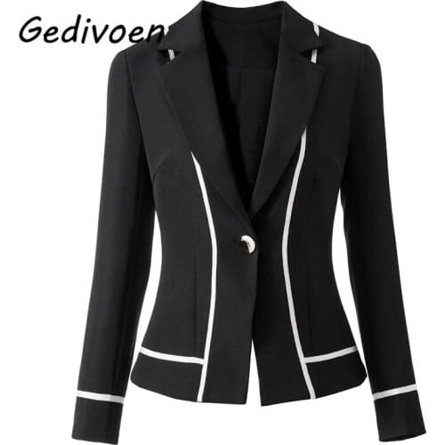 Gedivoen Women's Blazers Blazers