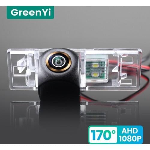 GreenYi 170° HD 1080P Car Rear View Camera for Peugeot 407 406 coupe 106 1007 307 308 607 806 807 Night Vision Reverse Reversing