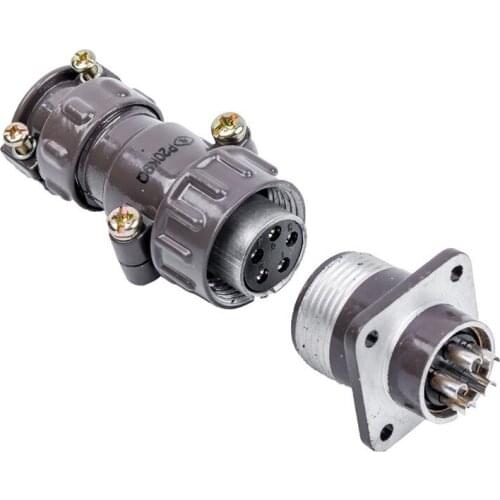 HAOGNCN Aviation Plug Socket P20K10Q Connector Connect Plug-in Unit 5 Core Round P20J10A Directly Type Correct Dress