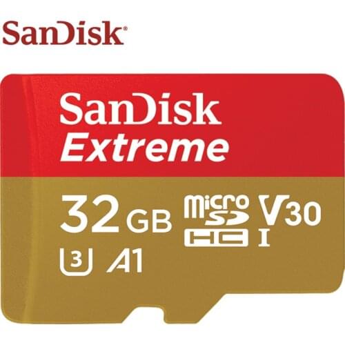 SanDisk Extreme 32GB Micro SD Card High Speed 100MB/S Memory Card U3 A1 Flash TF Micro SD Card for Phone Computer Tablet 10.1