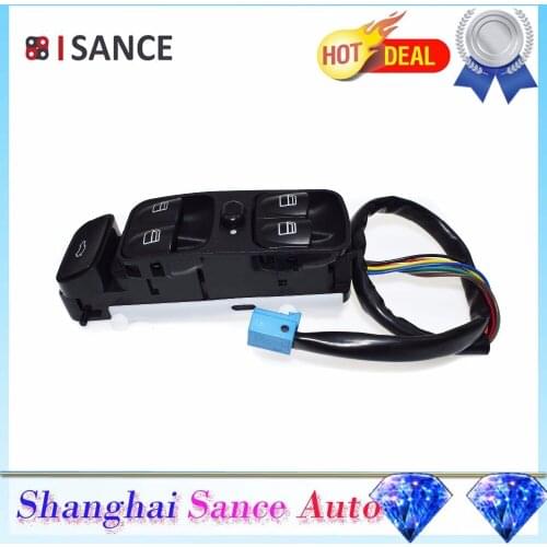 ISANCE Master Power Window Switch Console 2038200110 For Mercedes-Benz W203 C230 C240 C280 C320 C350 C32/C55 AMG 2002 2003-2007