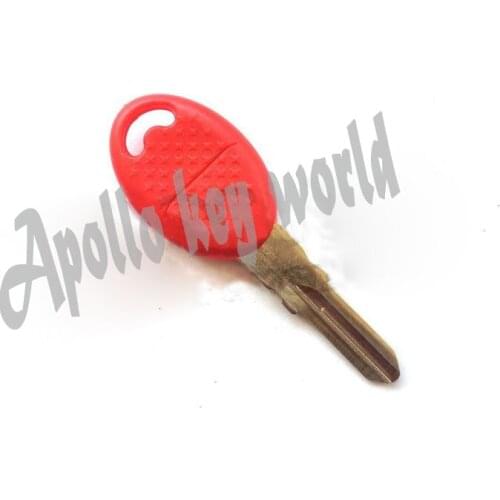 Motorbike Key Embryo Motorcycle Key Blank Uncut Key Blade For Aprilia SXV550 SMV750 1200(Red Color)