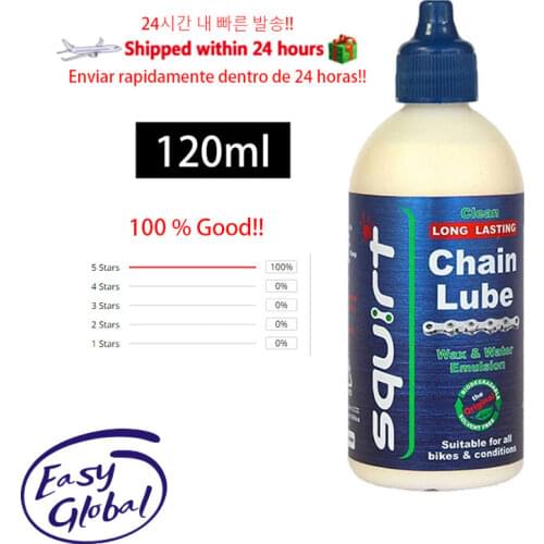 120ML Bicycle Chain Waxy Maintenance Oil Squirt Road MTB Bike Waxy Dry Chain Gear Oil Lube Chain Fork Flywheel Bike Lubricant