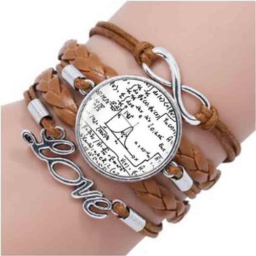 Math Equation bracelet Mathematical Formulas Jewelry Quantum Physics Chokers