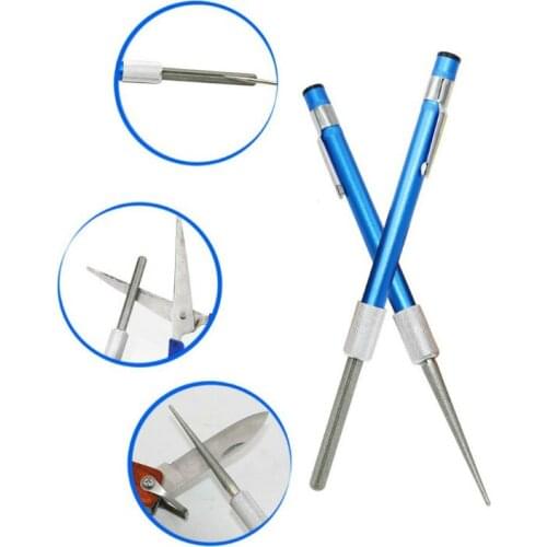 Mini multi-function convenient pen-shaped sharpener knife sharpener Whetstone outdoor Fish hook Diamond knife sharpener