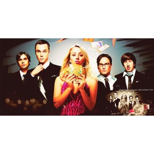 Custom 70x140cm Bath Towel The Big Bang Theory Large Soft Absorbent Bamboo Fiber Sport Swimming Gym Travel Beach Towel