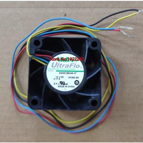 Brand new 4028 4cm cooling fan W40S12BHA5 dual ball bearing 12V 0.17A PWM 4wires for servo fan