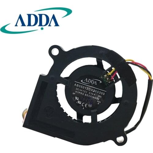 Original ADDA original 5020 DC12V 0.15A AB05012DX200300 5cm 50mm turbo cooling fan