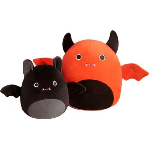 20/30cm New Halloween Bat Plush Toys Soft Hot Sale Black Red The Bat Toy Stuffed Animal Dolls Baby Pillow for Kids Birthday Gift