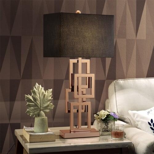 Industrial Vitage Table Lamp American Country Iron Table Lamps For Living Room Bedroom Study Desk Decor Home E27 Bedside Lamp