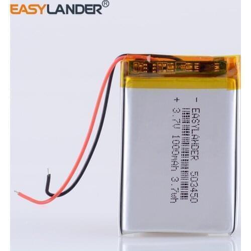 503450 3.7V 1000mAh Lipo Battery Replacement li-ion Lipo Lithium Li-Po Polymer Rechargeable Battery For pumped xduoo x2