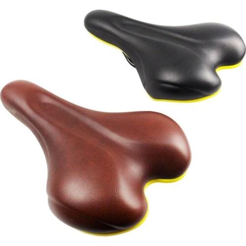 Bike Comfortable Breathable Bicycle Saddle Shock Absorption Saddle MTB Bicycle Soft Sponge Seat Cushion Bicycle Parts Cycling