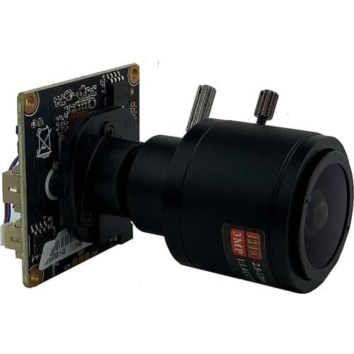 XM535AI+SC3235 IP Camera Module Board H.265 with IRC FishEye 2.8-12mm Manual Zoom M12 Lens ONVIF CMS XMEYE P2P RTSP