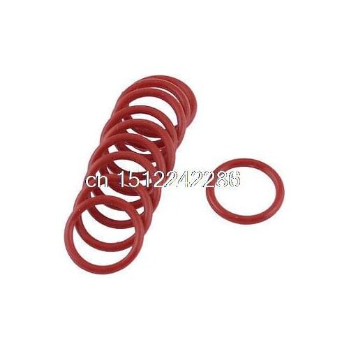 10X Red Rubber 18mm x 2mm x 14mm Oil Seal O Rings Gaskets Washers