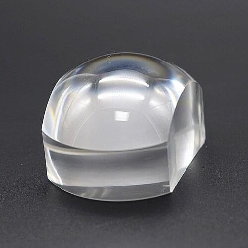 3.5X 4X HD Optical PMMA Plano Convex Lens Circle Reading Magnifier Spherical Paperweight Desktop magnifying glass
