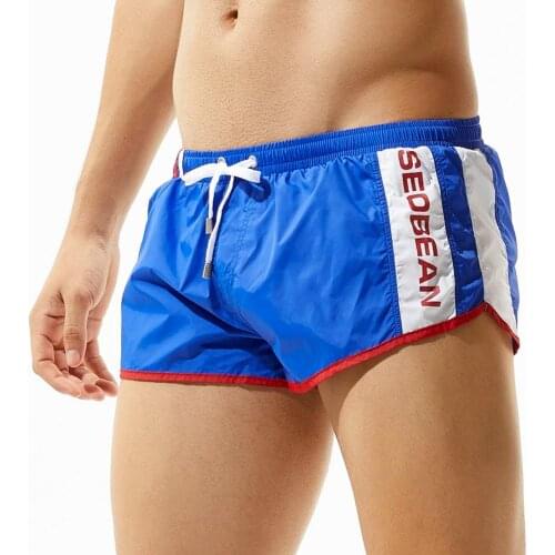 Free shipping Mens Shorts Mesh Lining Pajamas shorts at home Casual Trunks Jogger Shorts fishnet quick dry