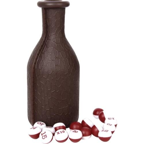Billiard Kelly Pool Shaker Bottle +16 Tally Number Balls Peas Accessory
