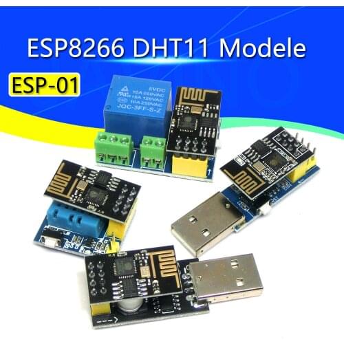 ESP8266 5V WiFi relay module DHT11 RGB LED Controller Things smart home remote control switch phone APP USB to ESP8266 Adapter