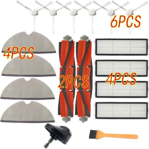 Brush HEPA Filter for Xiaomi Mijia 1C STYTJ01ZHM Mi Robot Vacuum Mop SKV4093GL accessories spare parts Mop cloth rags water tank
