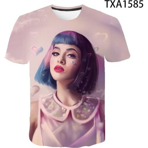 2020 New Melanie Martinez T Shirt Men Women Kids Summer 3D Print T-Shirt Fashion Hip Hop Short Sleeve Streetwear Tops Cool Tee