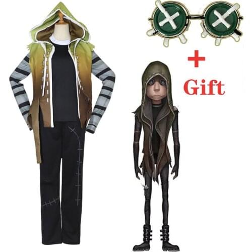 Game Identity V Cosplay Costumes Original Mercenary Naib Subedar Cosplay Costume Hoodie Halloween Men Anime Cosplay Costume