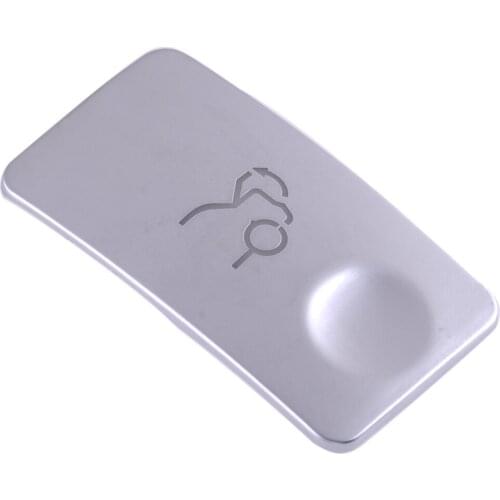 Rear Trunk Lock Unlock Button Sequin Trim Silver Fit For Mercedes Benz C Class W204 4 Door 2014 2013 2012 2011 2010 2009-2007