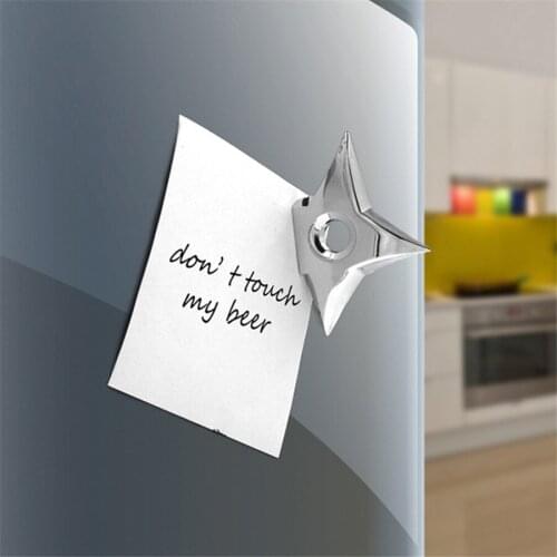 Creative Dart Magnets Stick Home Decoration Ninja Stars Fridge Magnets 2pcs/pack Magnet Sticker Home Storage Gift