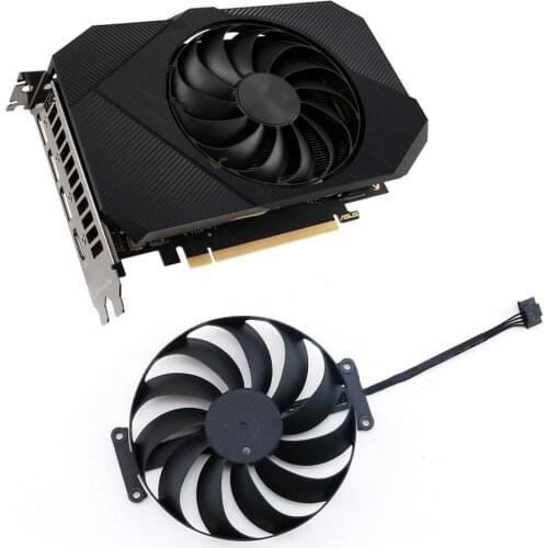 CF1010U12D Graphics Cooler Fan Super Silent Graphics Card Cooling Fan for ASUS RTX3060 PHOENIX ITX Replacement Parts