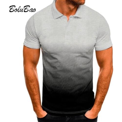 BOLUBAO brand summer new casual mens Polo shirt short-sleeved color Polo shirt clothes streetwear fashion mens Polo