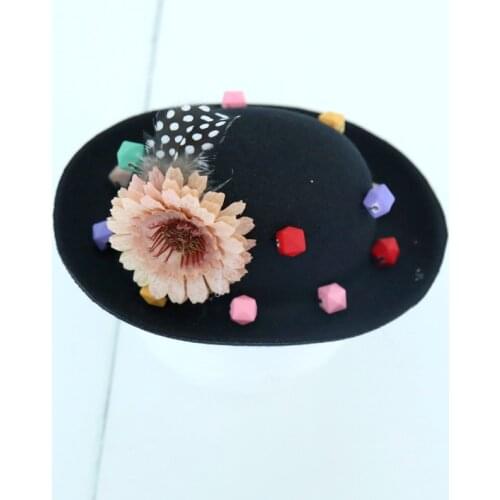 Newborn mini handmade flower bonnet for baby photography props lovely hat studio shoot accessories photo props