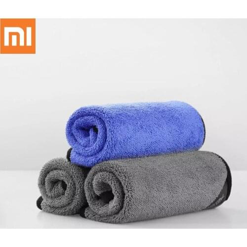 Xiaomi Towel Car Cleaning Towel 30*30/30*60 Towel Soft Cloth Duster Microfiber Car Wash Towel Water Absorption Anti-Static Wash
