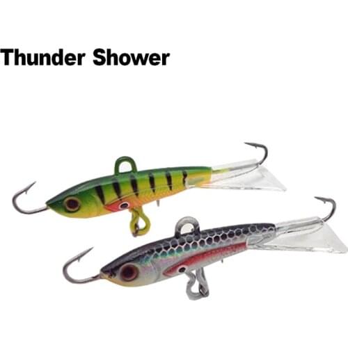 2pcs/lot 6cm 10.4g Winter Ice Fishing Lures isca Artificial Bait Lead Jig Hard Lure Metal Jig Bait Balancer for Fishing