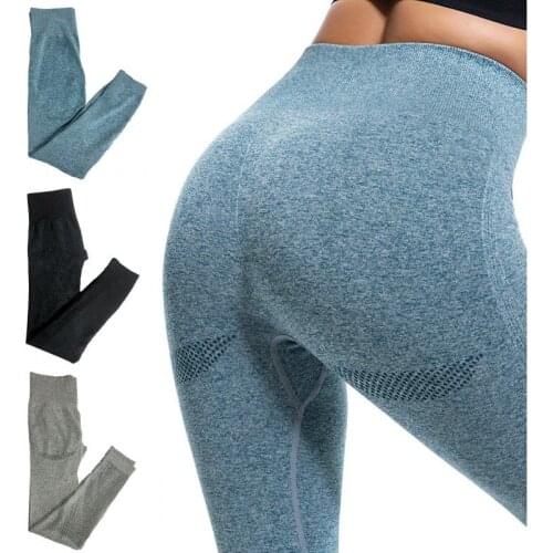 Yoga pants Lady Hollow Breathable Hip Fitness Pants Quick-Drying Stretch Fitness Riding Sweatpantsve