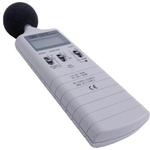 TES-1351B High Accuracy Digital Sound Level Meter Noise Frequency Range 31.5Hz to 8KHz